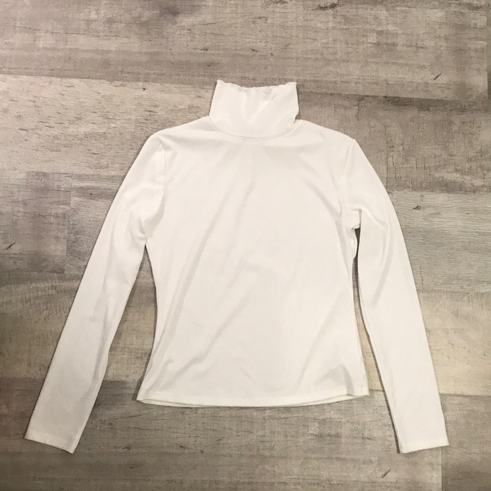 Dazy White Turtle Neck